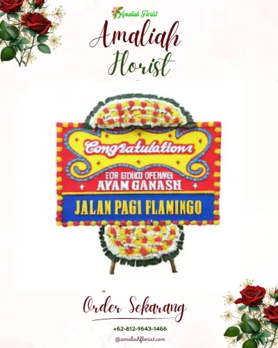 Bunga Papan Congratulation di Temukus